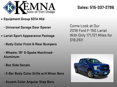 2018 Ford F-150 LARIAT