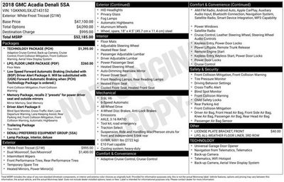 2018 GMC Acadia Denali