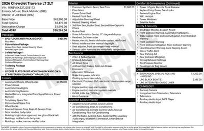 2026 Chevrolet Traverse LT
