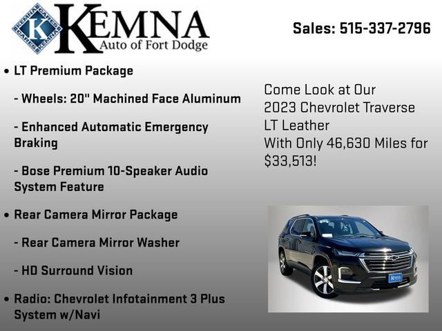 2023 Chevrolet Traverse LT Leather