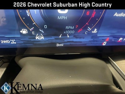 2026 Chevrolet Suburban High Country
