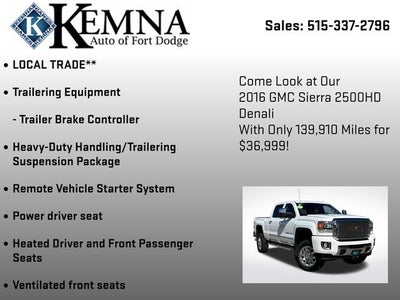 2016 GMC Sierra 2500 HD Denali