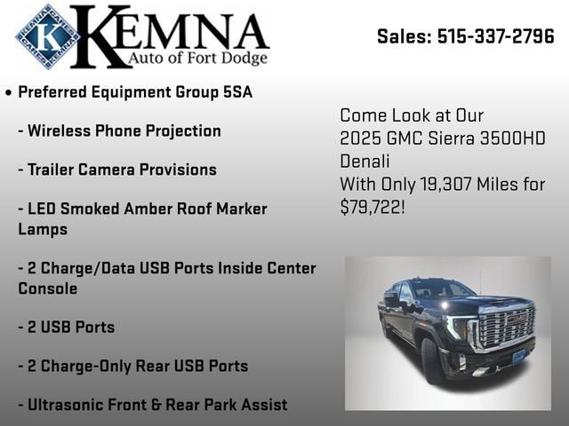 2025 GMC Sierra 3500 HD Denali