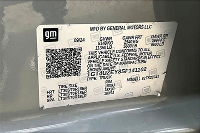 2025 GMC Sierra 2500 HD AT4X
