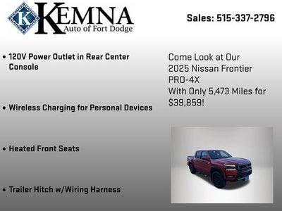 2025 Nissan Frontier Crew Cab PRO-4X 4x4