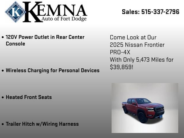 2025 Nissan Frontier Crew Cab PRO-4X 4x4