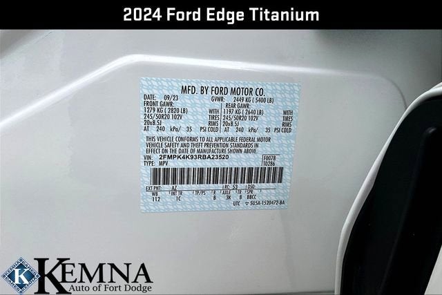 2024 Ford Edge Titanium