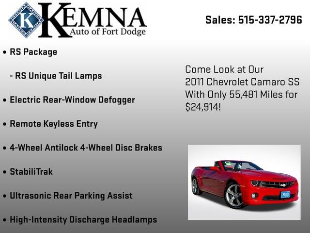 2011 Chevrolet Camaro 1SS