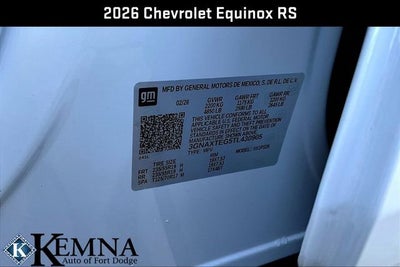 2026 Chevrolet Equinox RS