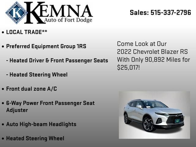 2022 Chevrolet Blazer RS