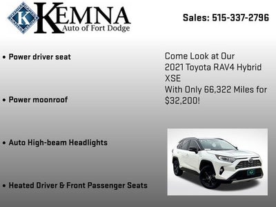 2021 Toyota RAV4 Hybrid XSE