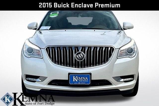 Used 2015 Buick Enclave Premium with VIN 5GAKVCKD8FJ176939 for sale in Fort Dodge, IA