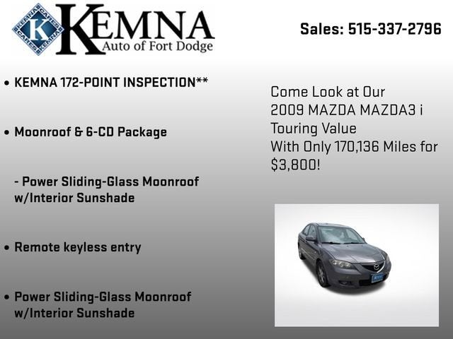 2009 Mazda Mazda3 i Touring Value