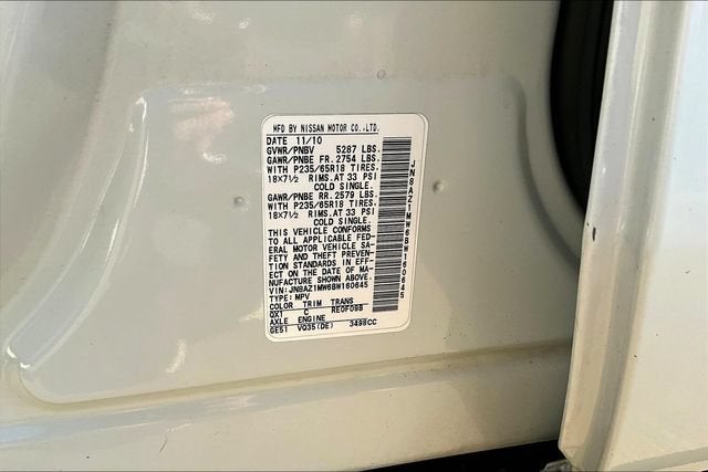 2011 Nissan Murano SL