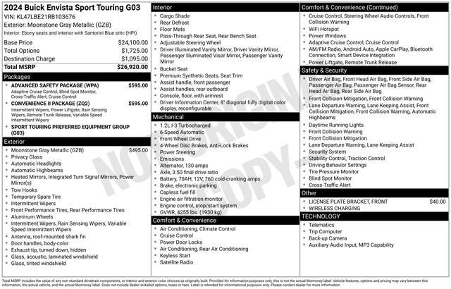 2024 Buick Envista Sport Touring