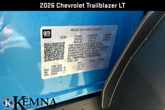 2026 Chevrolet Trailblazer LT
