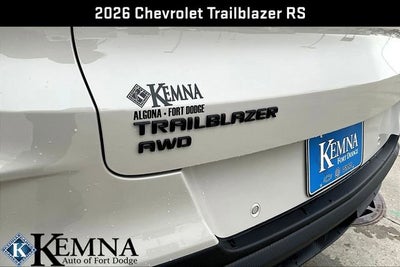 2026 Chevrolet Trailblazer RS
