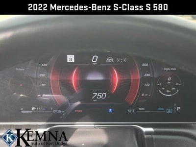 2022 Mercedes-Benz S-Class S 580
