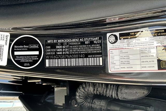 2022 Mercedes-Benz S-Class S 580